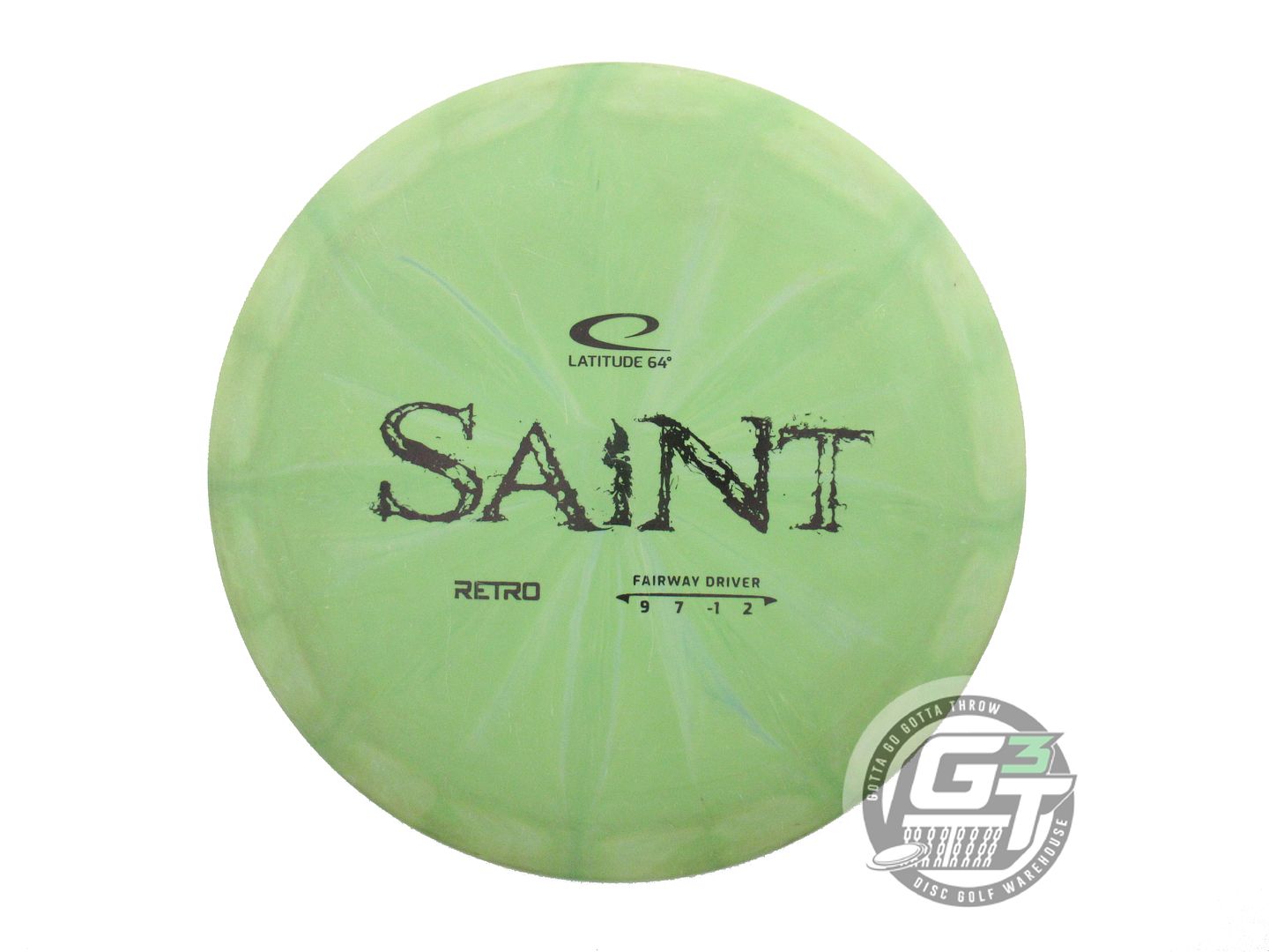USED Latitude 64 Retro Burst Saint 174g Olive Black Stamp Fairway Driver Disc