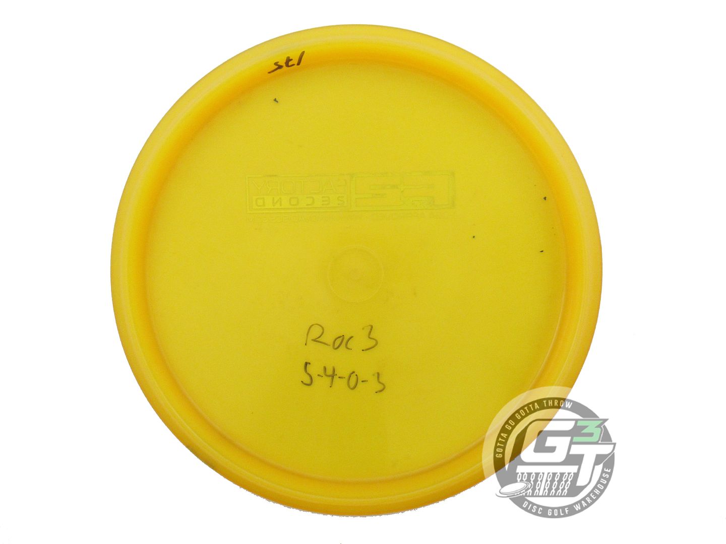 USED Innova Champion Roc3 175g Marigold RIM SHRED Midrange Golf Disc
