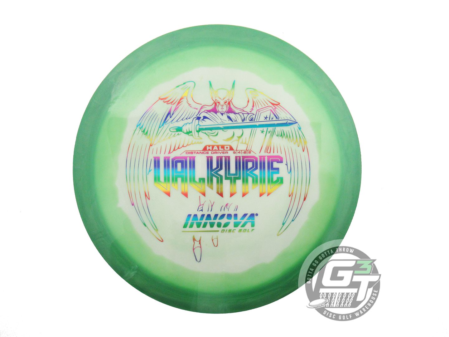 USED Innova Halo Star Valkyrie 169g Green-White Distance Driver Golf Disc