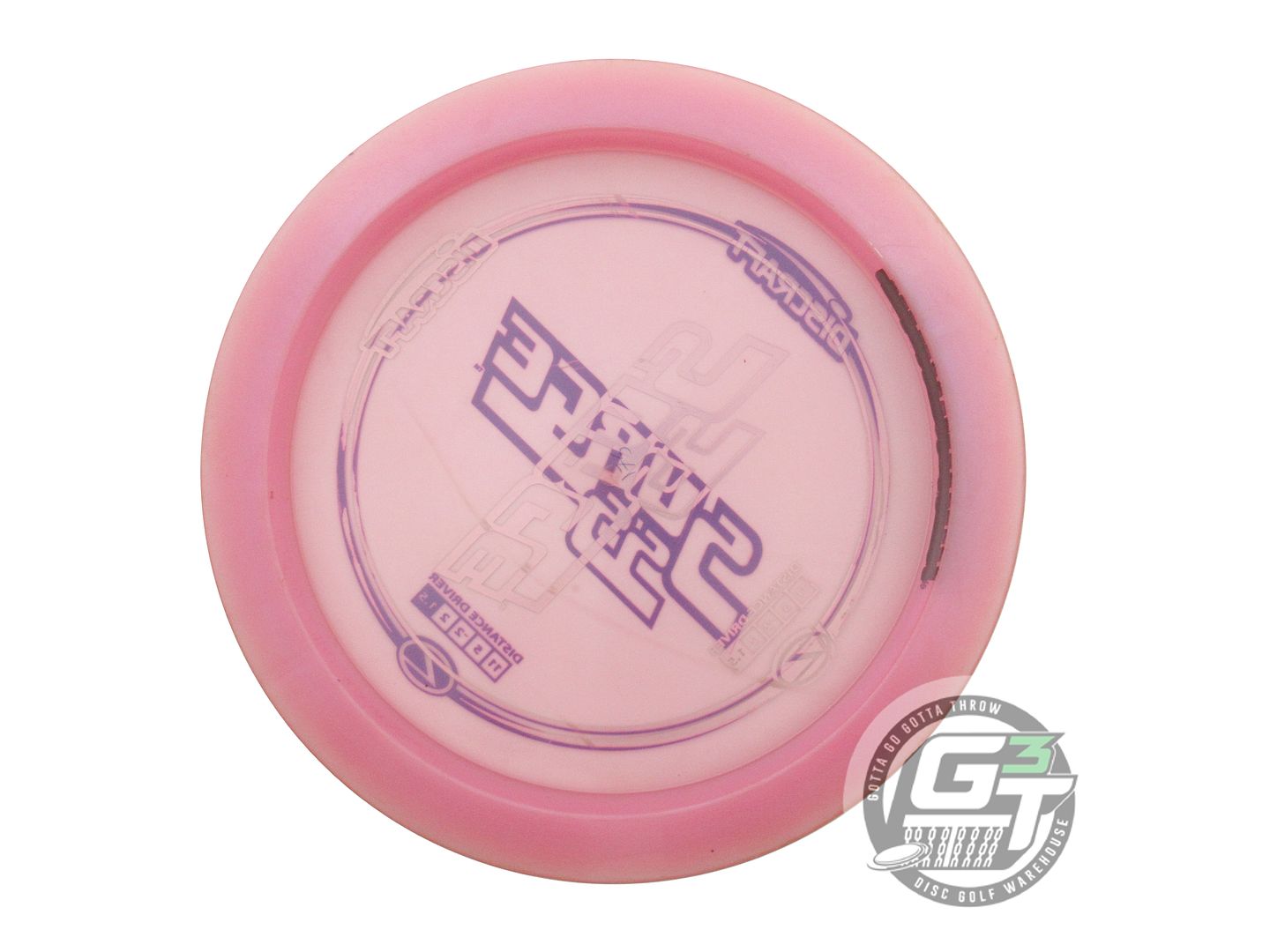 USED Discraft X-OUT Z Surge SS 175g Pink Distance Driver Golf Disc