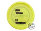 USED Discraft X-OUT Z Buzzz 178g Yellow Silver Foil PFN Midrange Golf Disc