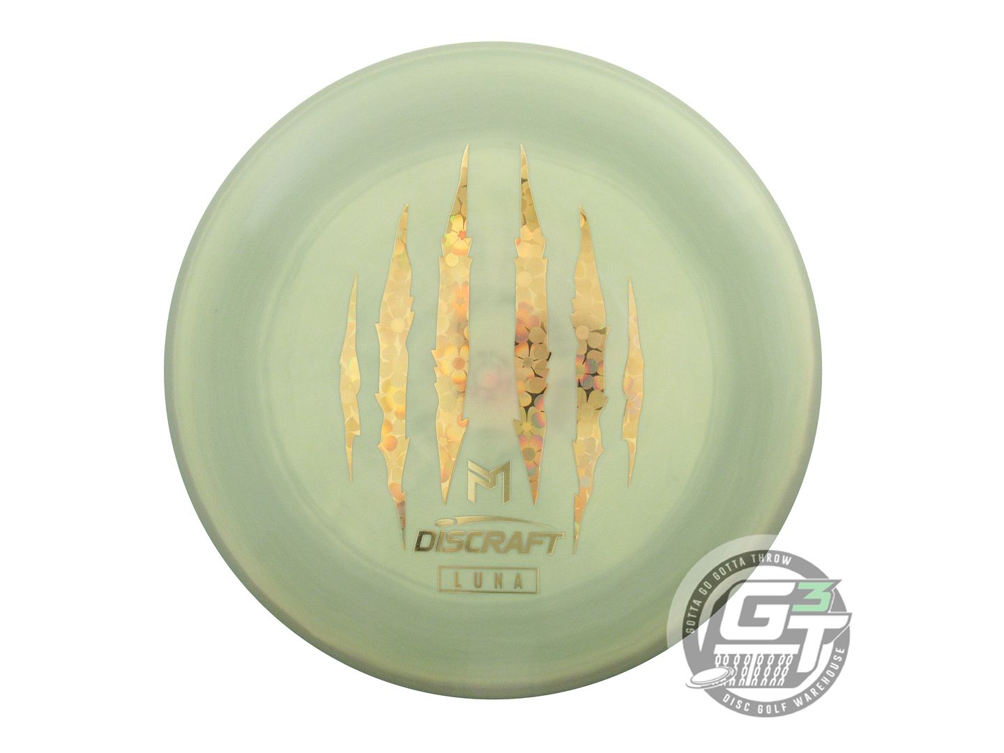 NOS Discraft [McBETH] 6X CLAW ESP Luna 176g Army Green-Peach Putter Golf Disc