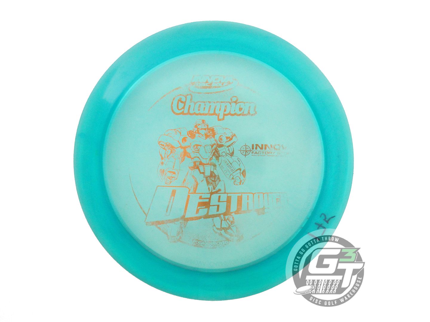 USED Innova [SE] Champion Destroyer 175g Teal Copper Foil Distance Driver Disc
