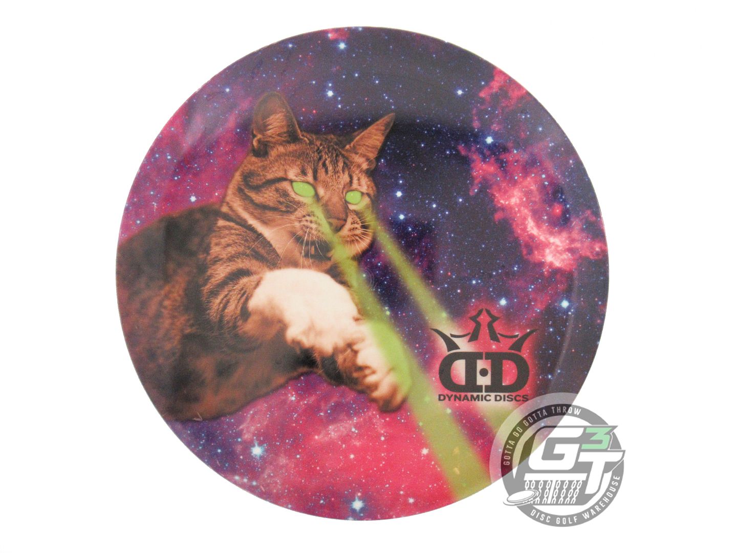 USED Dynamic Discs DyeMax Fuzion Felon 173g LASER KITTY Fairway Driver Golf Disc