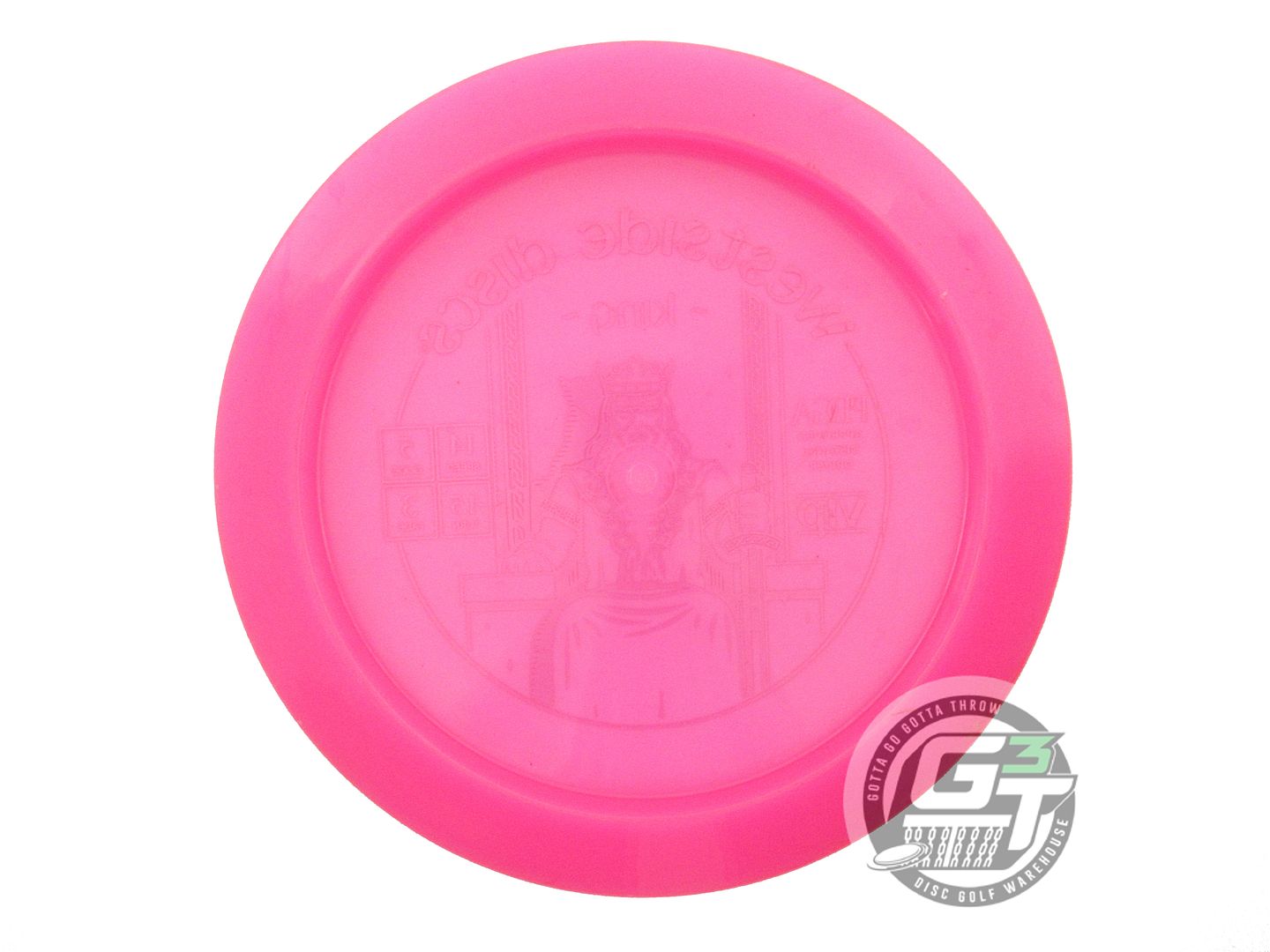 USED Westside Discs VIP King 167g Pink Orange Foil Distance Driver Golf Disc