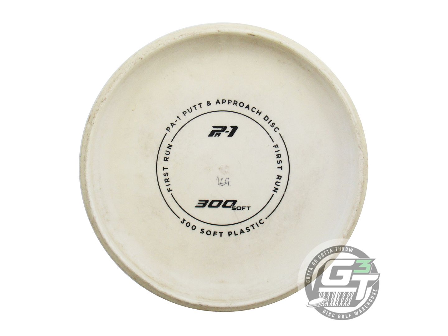 USED Prodigy Discs 300 Soft PA1 169g White Black Stamp Putter Golf Disc