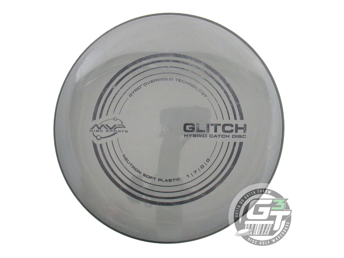 USED MVP Disc Sports Neutron Soft Glitch 147g Gray Putter Golf Disc
