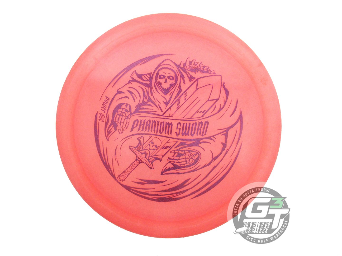 USED Innova PHANTOM SWORD Champion PD 174g Pink Purple Laser Foil Driver Disc