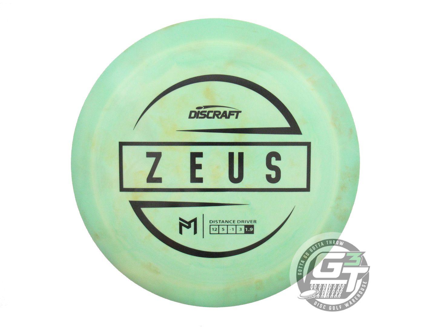 USED Discraft [McBETH] ESP Zeus 174g Lime Black Stamp Driver Golf Disc