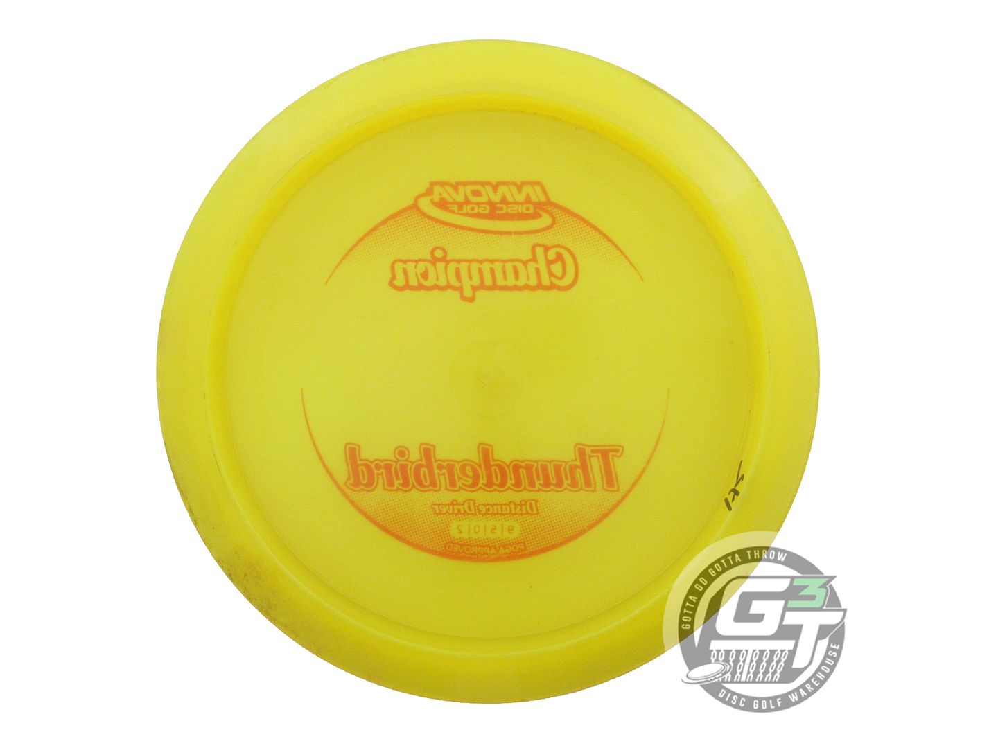 USED Innova Champion Thunderbird 175g Yellow Orange Stamp Distance Driver Disc