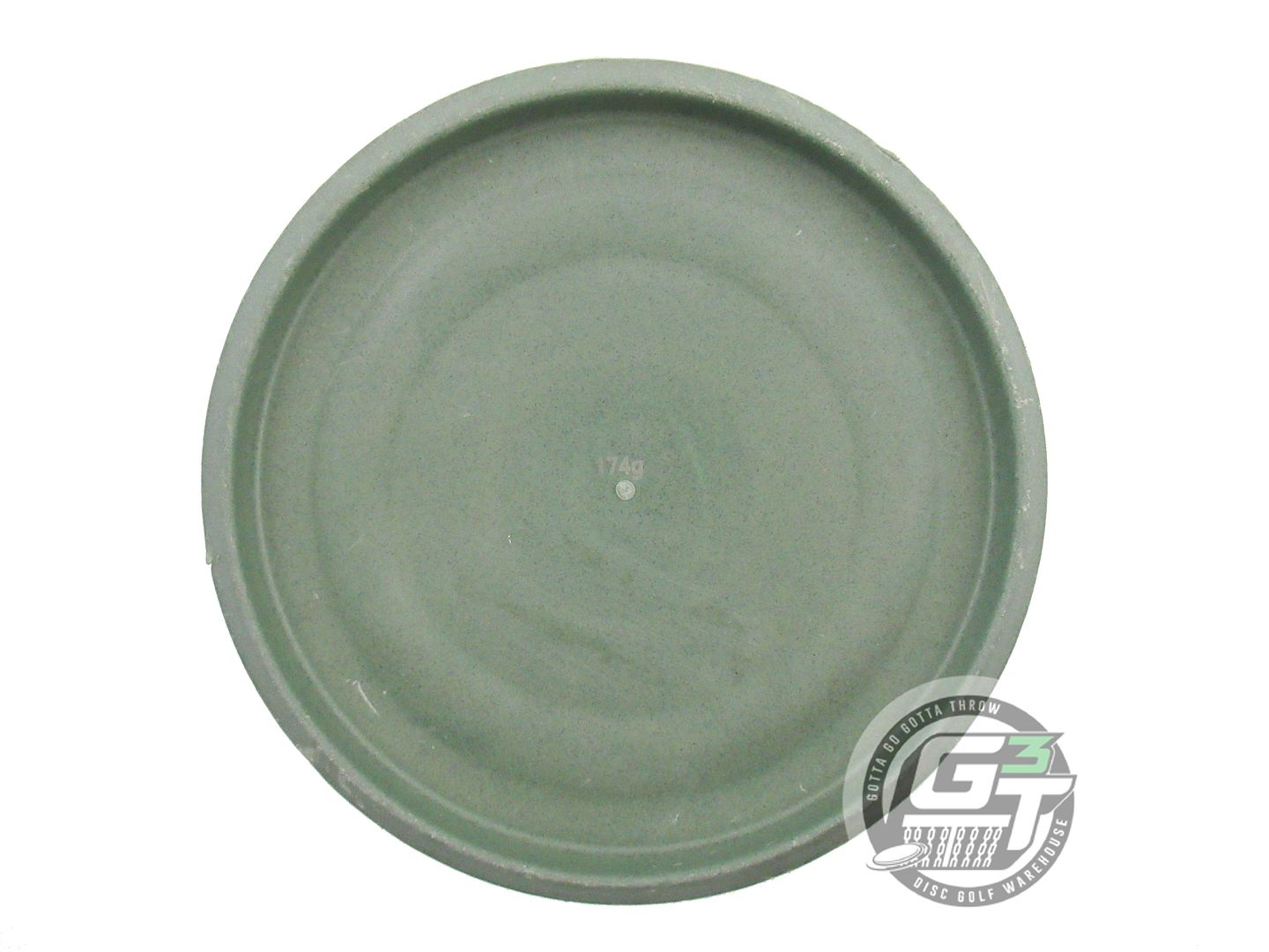 USED Discraft [LEDGESTONE] Rubber Blend Zone 174g Gray Teal Shatter Putter Disc