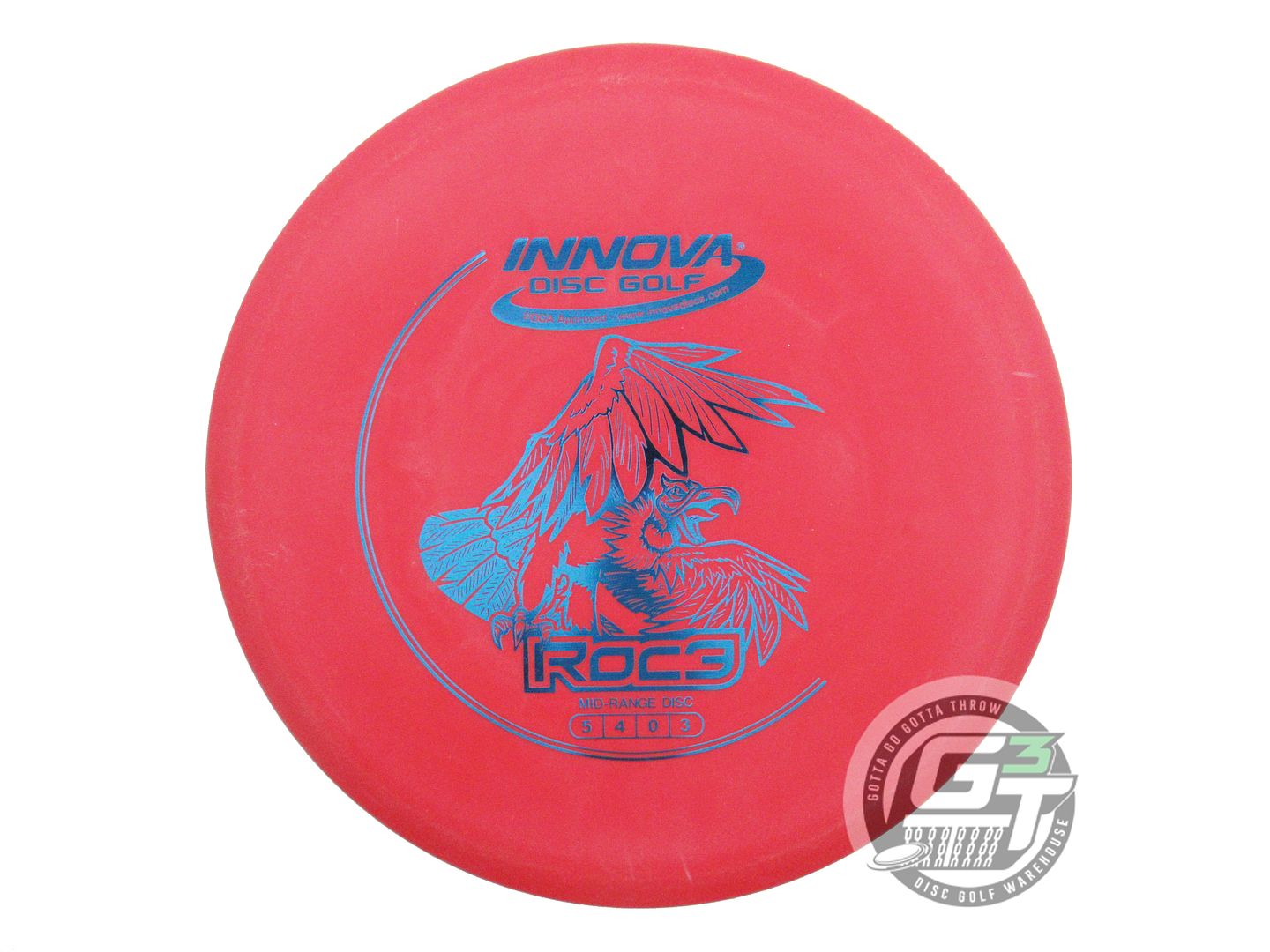 USED Innova DX Roc3 180g Red Blue Foil Midrange Golf Disc