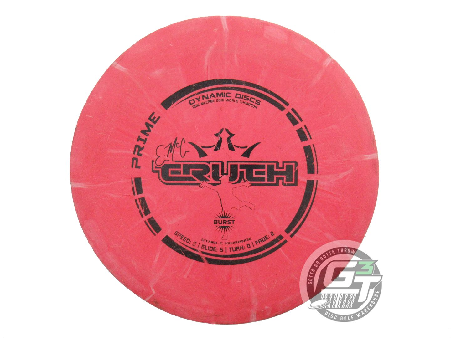 USED Dynamic Discs Prime Burst EMAC Truth 178g Red Black Stamp Midrange Disc