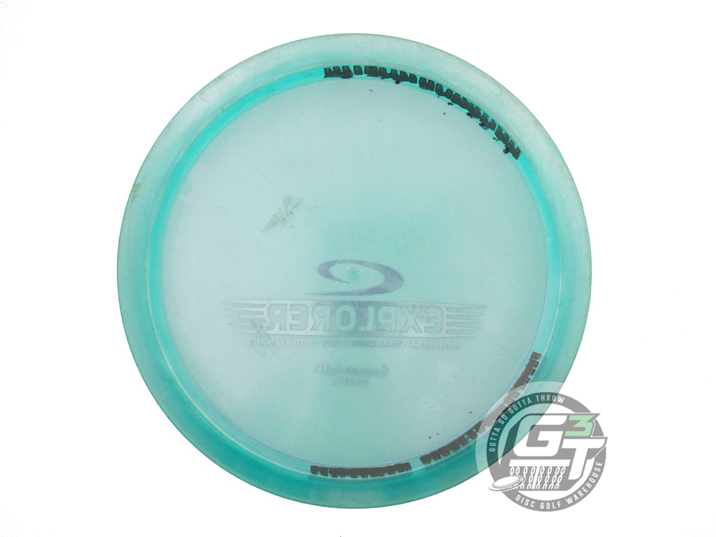 USED Latitude 64 [KEITH] Glimmer Opto-X Explorer 174g Seafoam Driver Golf Disc