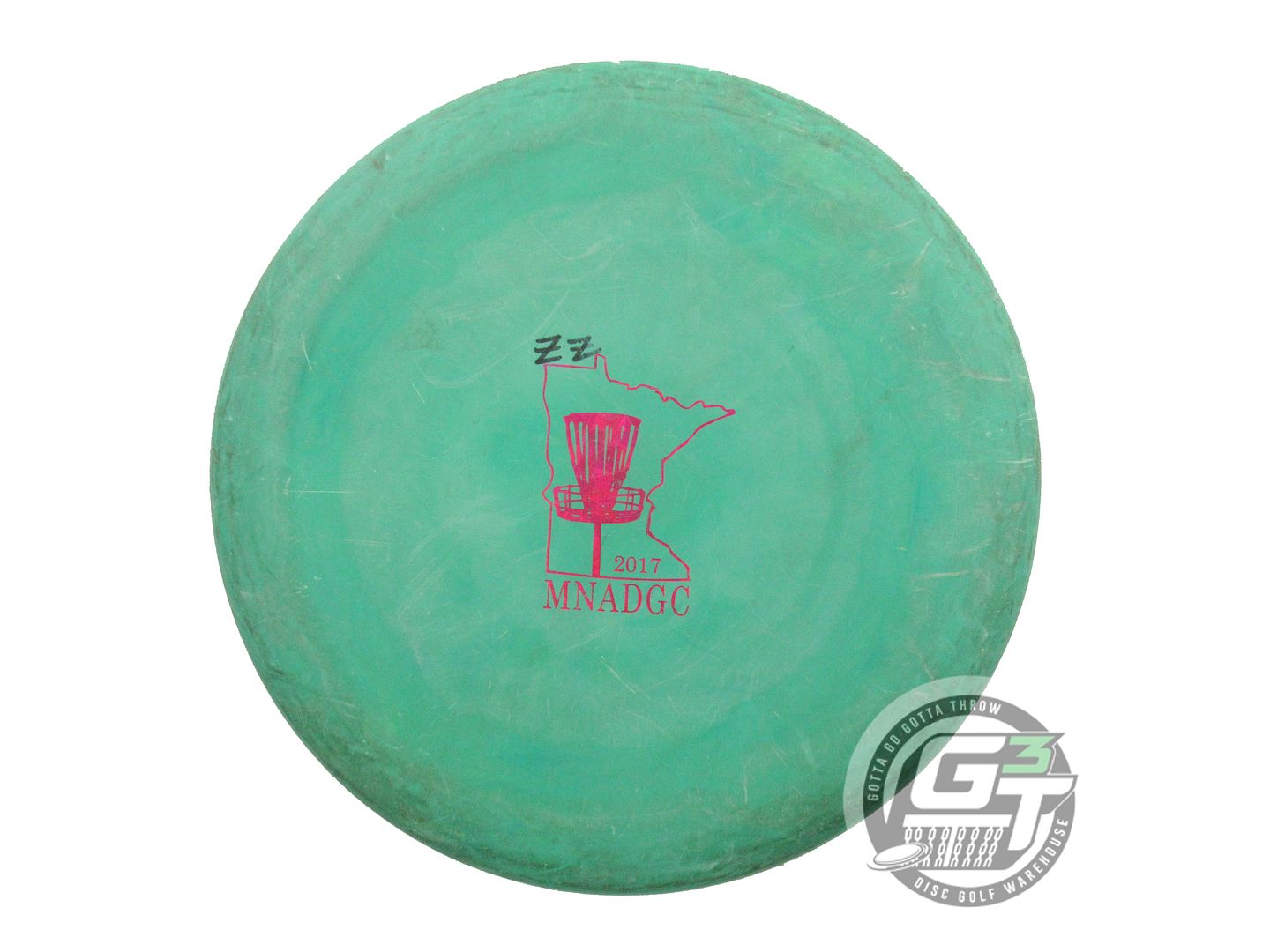 USED Legacy Discs [MNADGC] Gravity Clutch 175g Green Pink Shatter Putter Disc