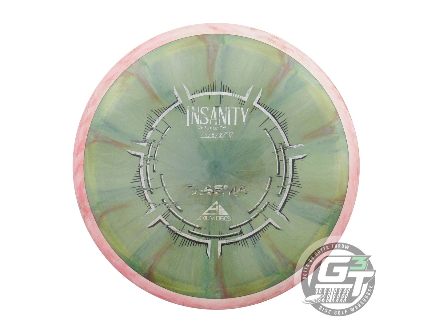 USED Axiom Discs Plasma Insanity 170g Green-Copper Distance Driver Golf Disc