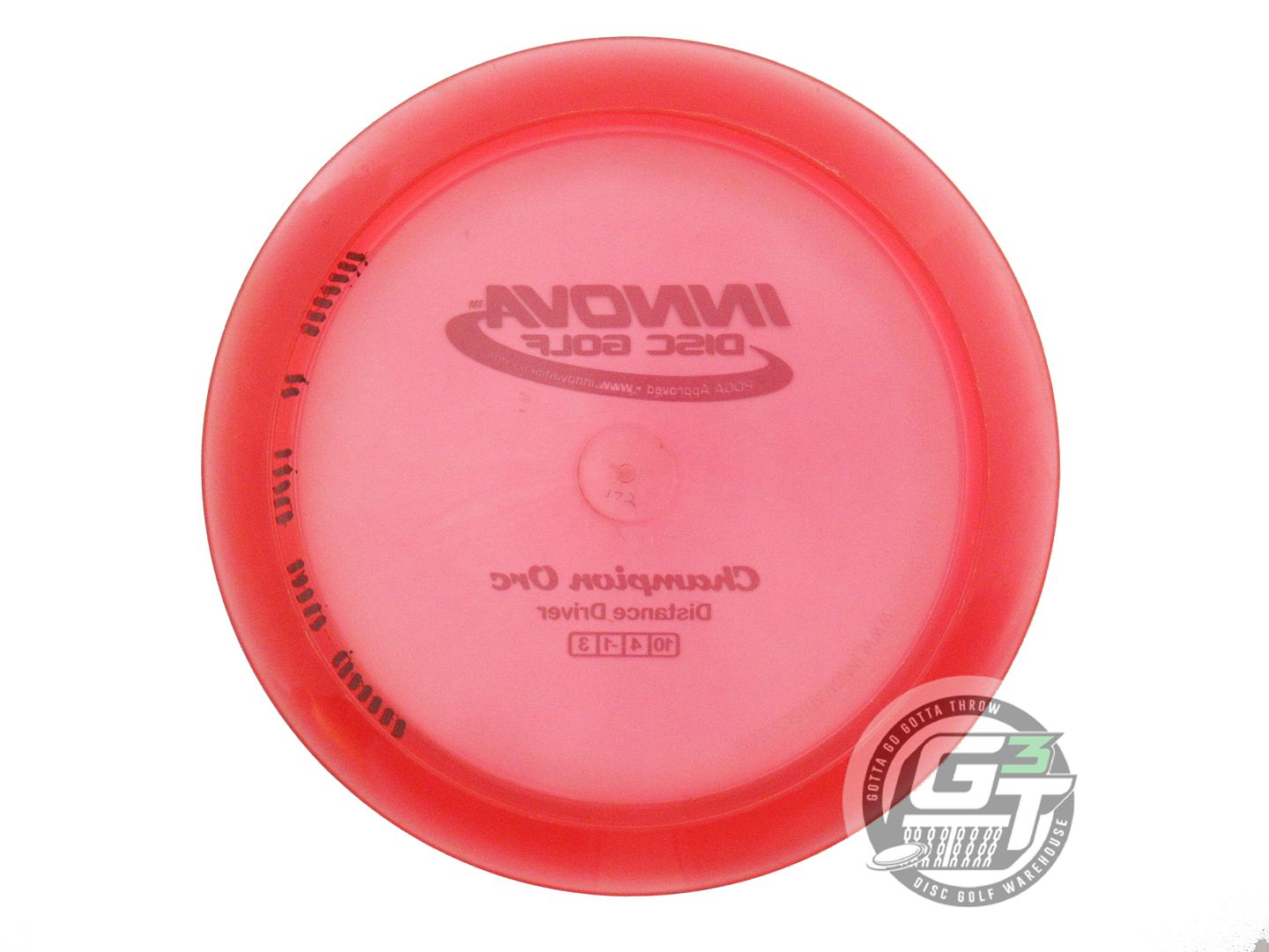 USED Innova Champion Orc 172g Red Silver Foil Distance Driver Golf Disc