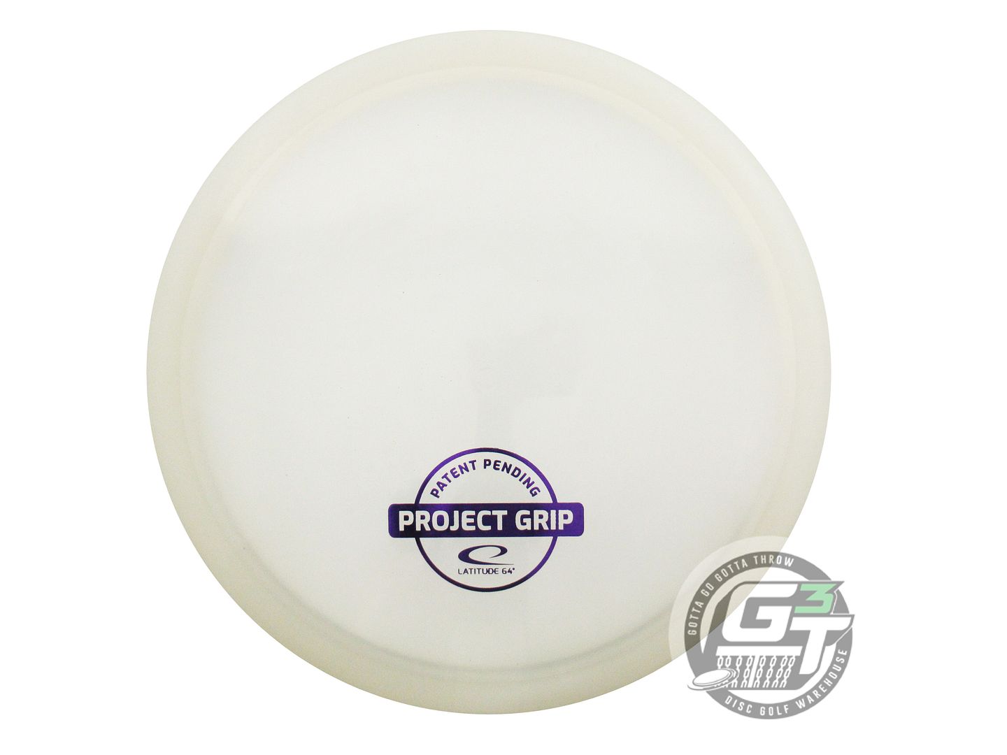 USED Latitude 64 Project Grip Compass 169g White Purple Foil Midrange Golf Disc