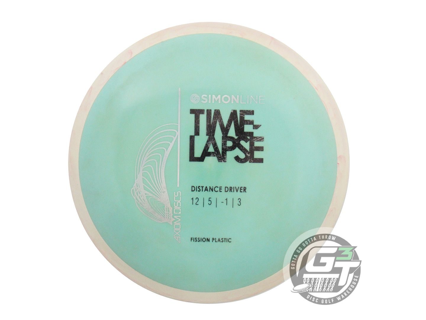 USED Axiom Discs [LIZOTTE] Fission Time Lapse 167g Seafoam White Rim Driver Disc