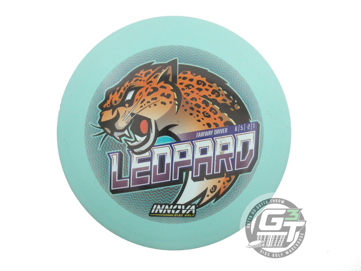 USED Innova DX Leopard 175g Seafoam FullColor Fairway Driver Golf Disc