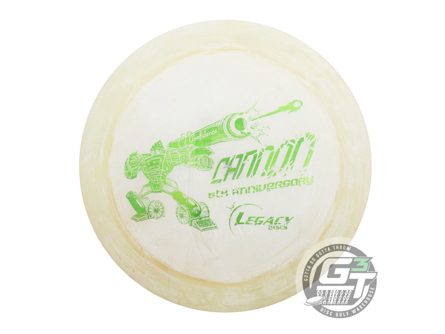 USED Legacy Discs [5 YEAR] Pinnacle Cannon 174g Peach CHALKY Driver Disc
