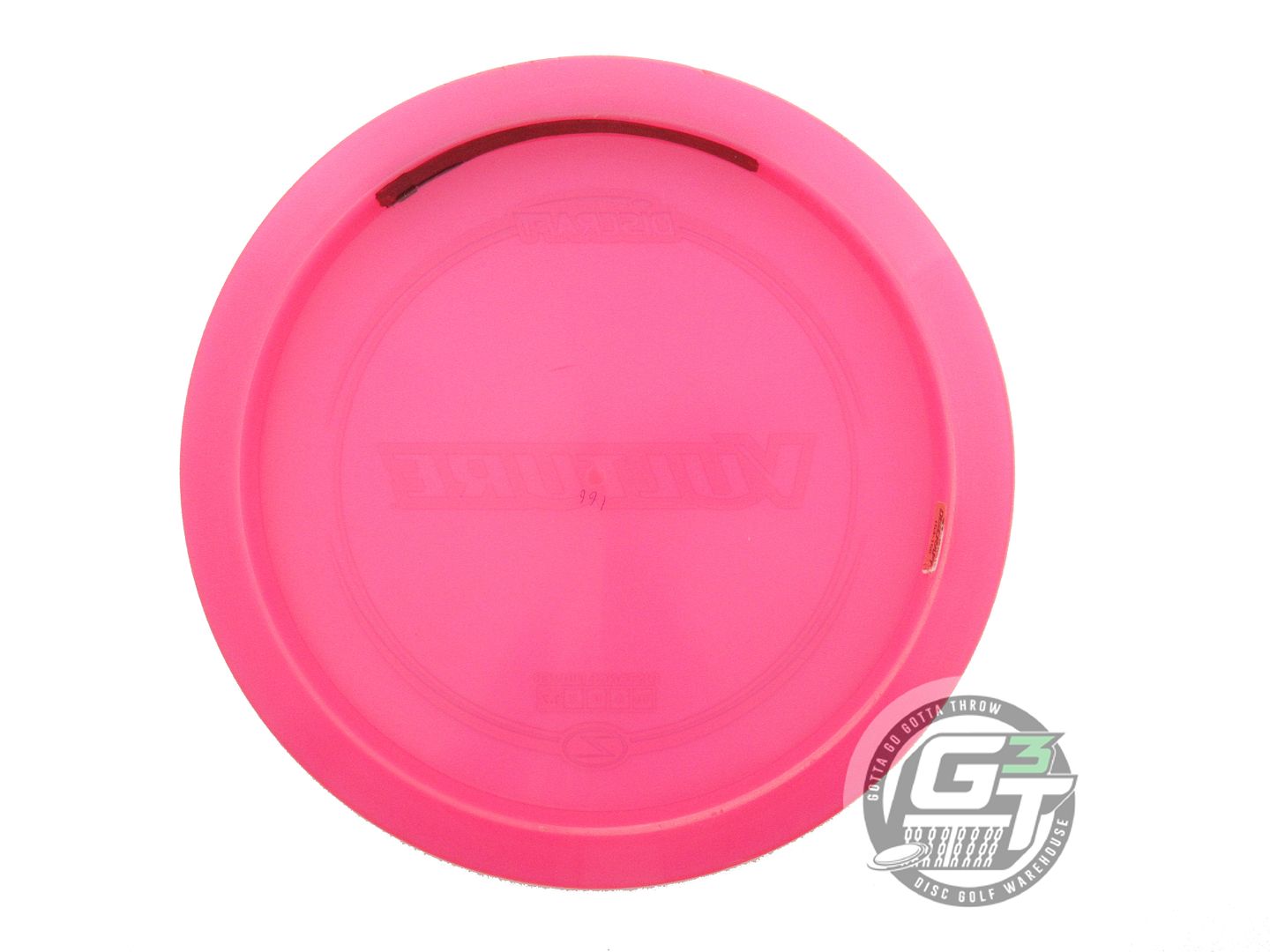 USED Discraft Z Vulture 166g Pink Green Foil Distance Driver Golf Disc