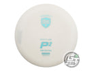 USED DiscMania Stiff P-Line P2 164g White Aqua Foil Putter Golf Disc