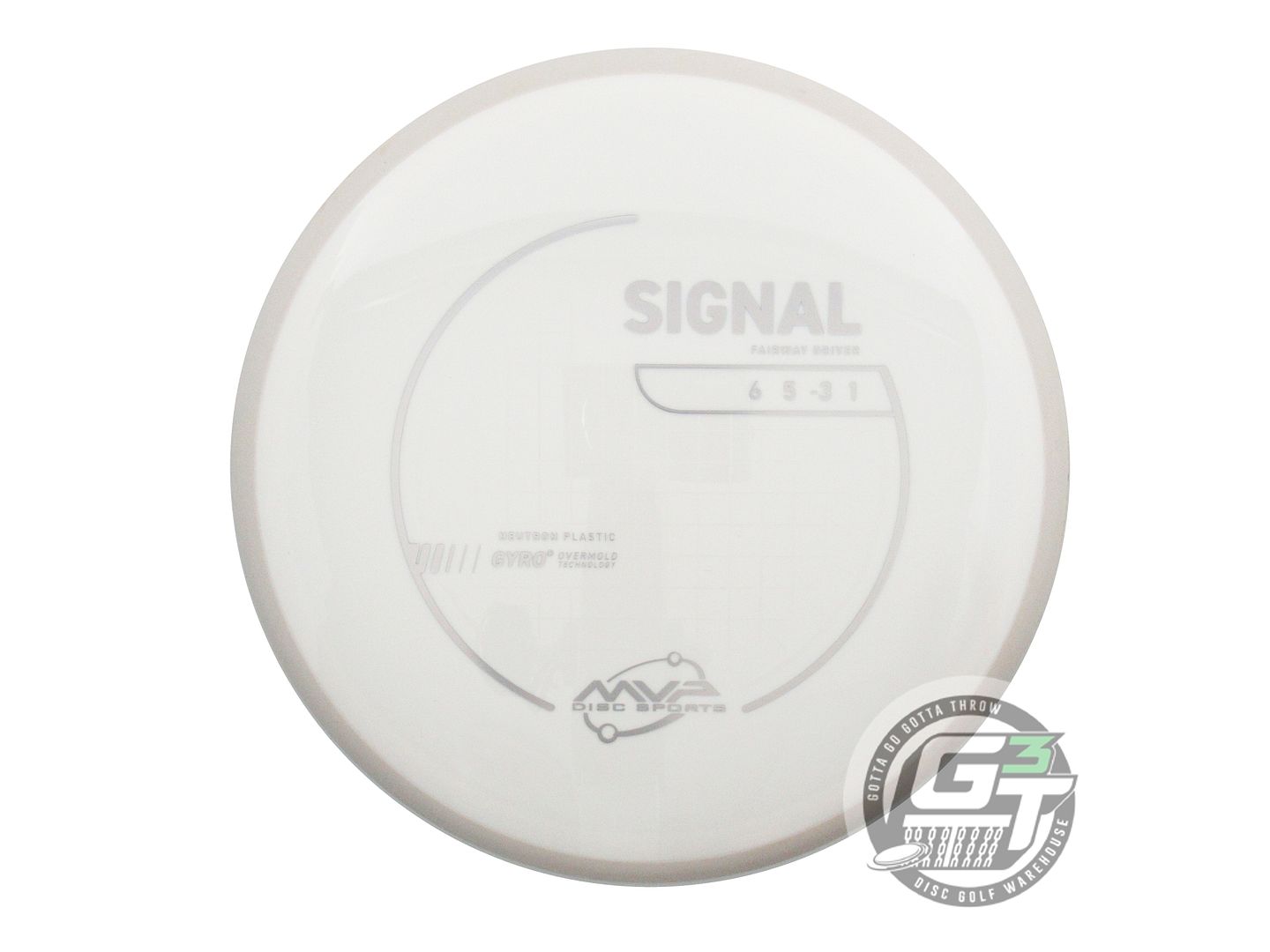 USED MVP Disc Sports Neutron Signal 175g White Fairway Driver Golf Disc