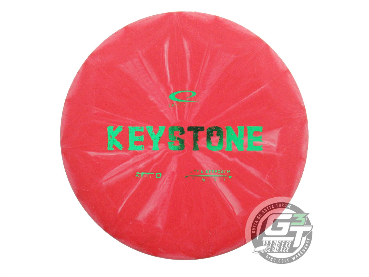 USED Latitude 64 Retro Burst Keystone 175g Red Green Foil Putter Golf Disc