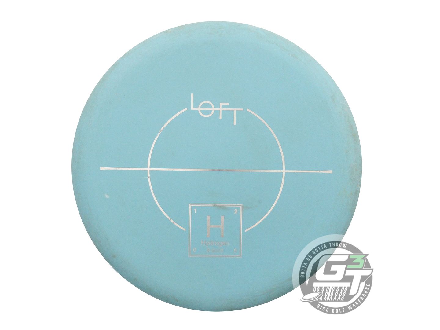 USED Loft Discs Beta Solid Hydrogen 175g Sky Blue Silver Foil Midrange Golf Disc