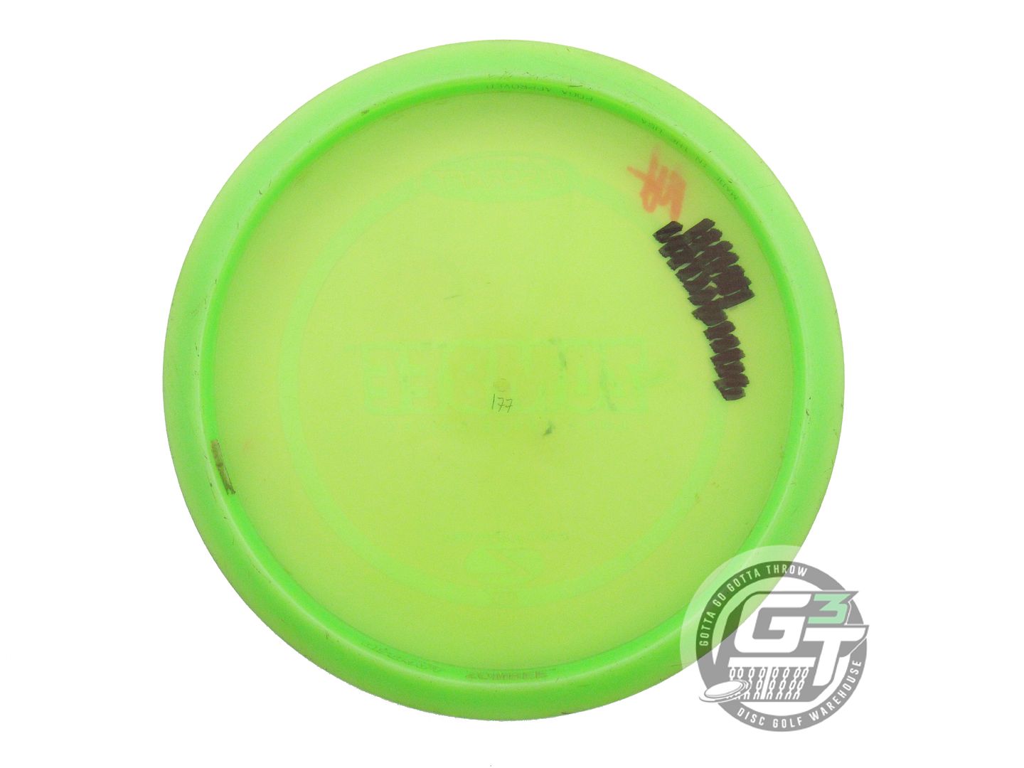 USED Discraft Z Zombee 177g Lime White Stamp PFN OOP Fairway Driver Golf Disc