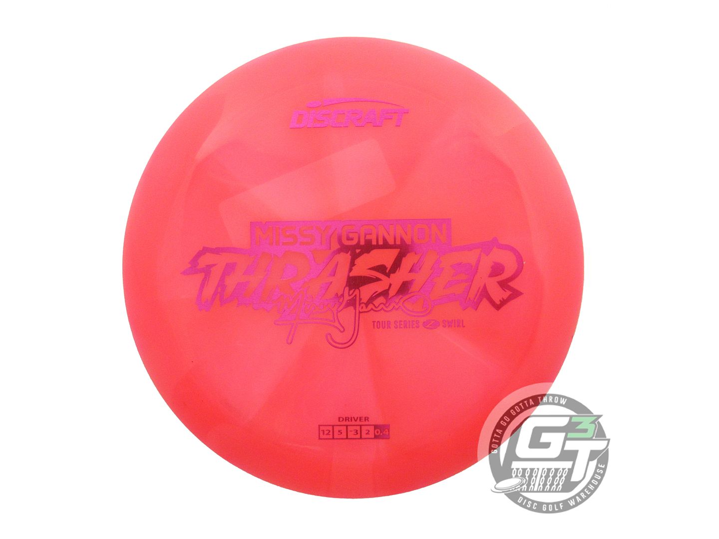 Discraft Limited Edition 2025 Tour Series Missy Gannon Swirl Elite Z Thrasher Distance Driver Golf Disc (Individually Listed)