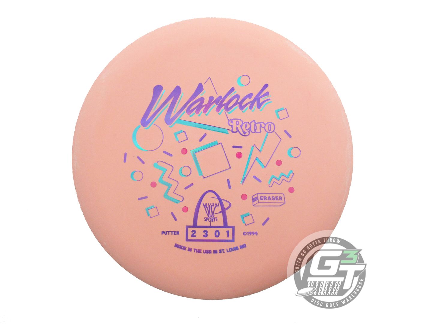 Gateway Eraser Retro Warlock Putter Golf Disc (Individually Listed)