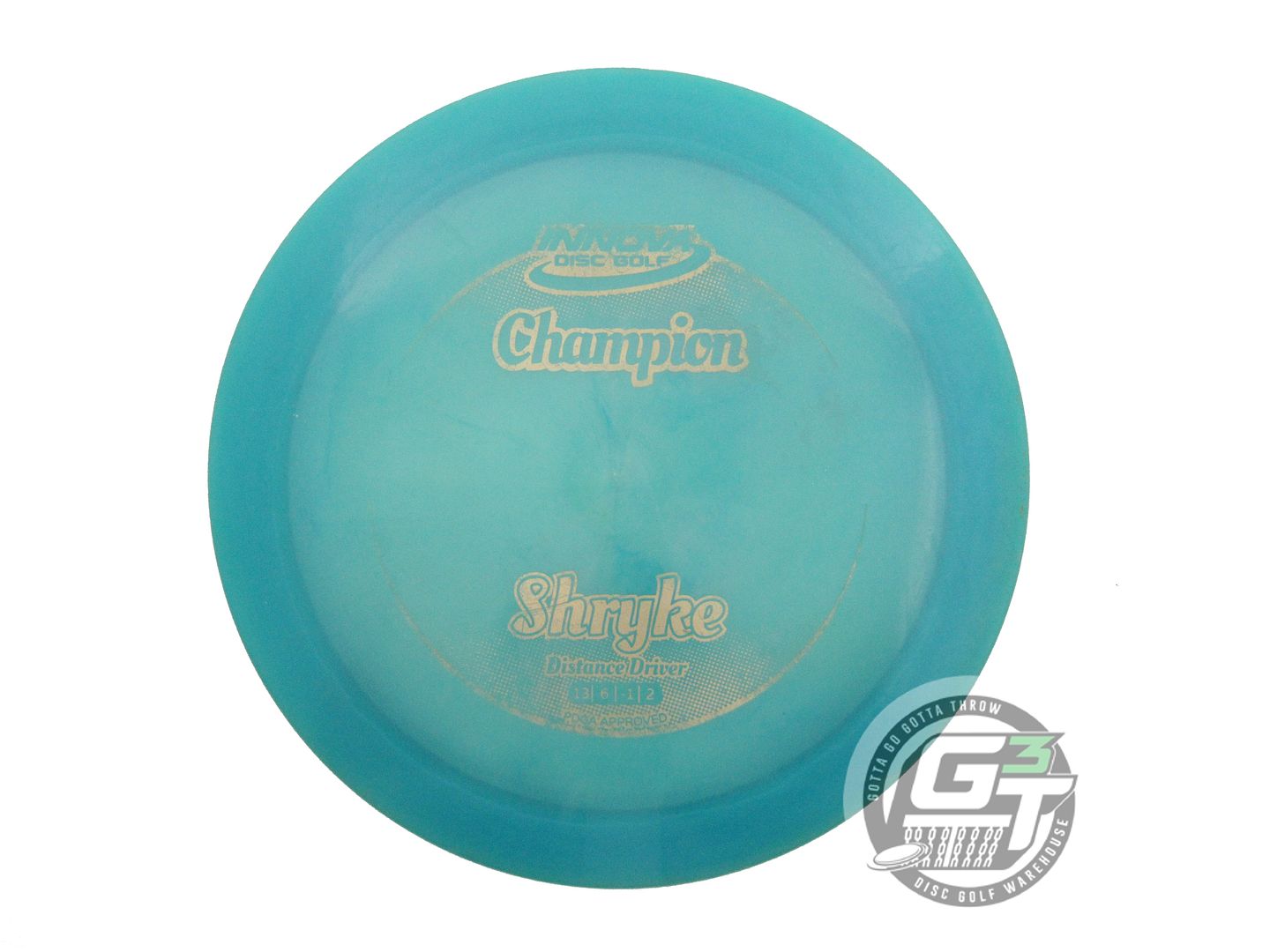 USED Innova Champion Shryke 168g Teal Gold Foil Distance Driver Golf Disc