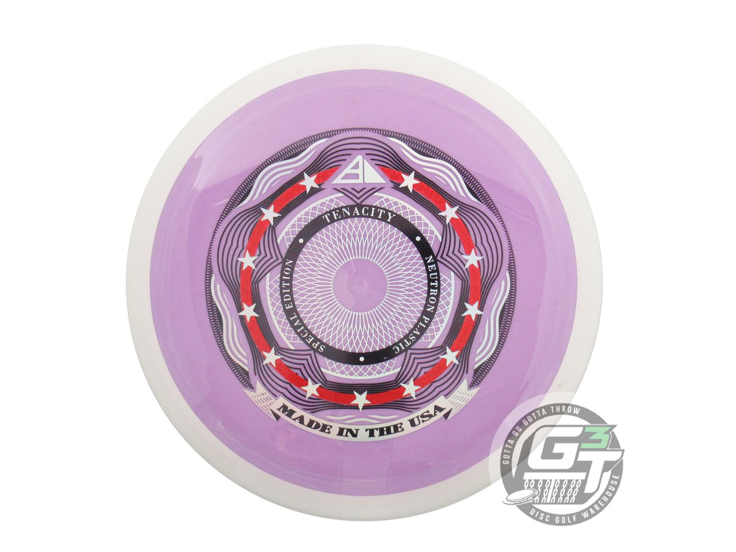 USED Axiom Discs [SE] Neutron Tenacity 174g Lilac White Rim Distance Driver Disc