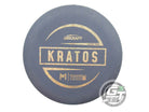 USED Discraft FIRST RUN Rubber Blend Kratos 172g Blue Gold Shatter Putter Disc