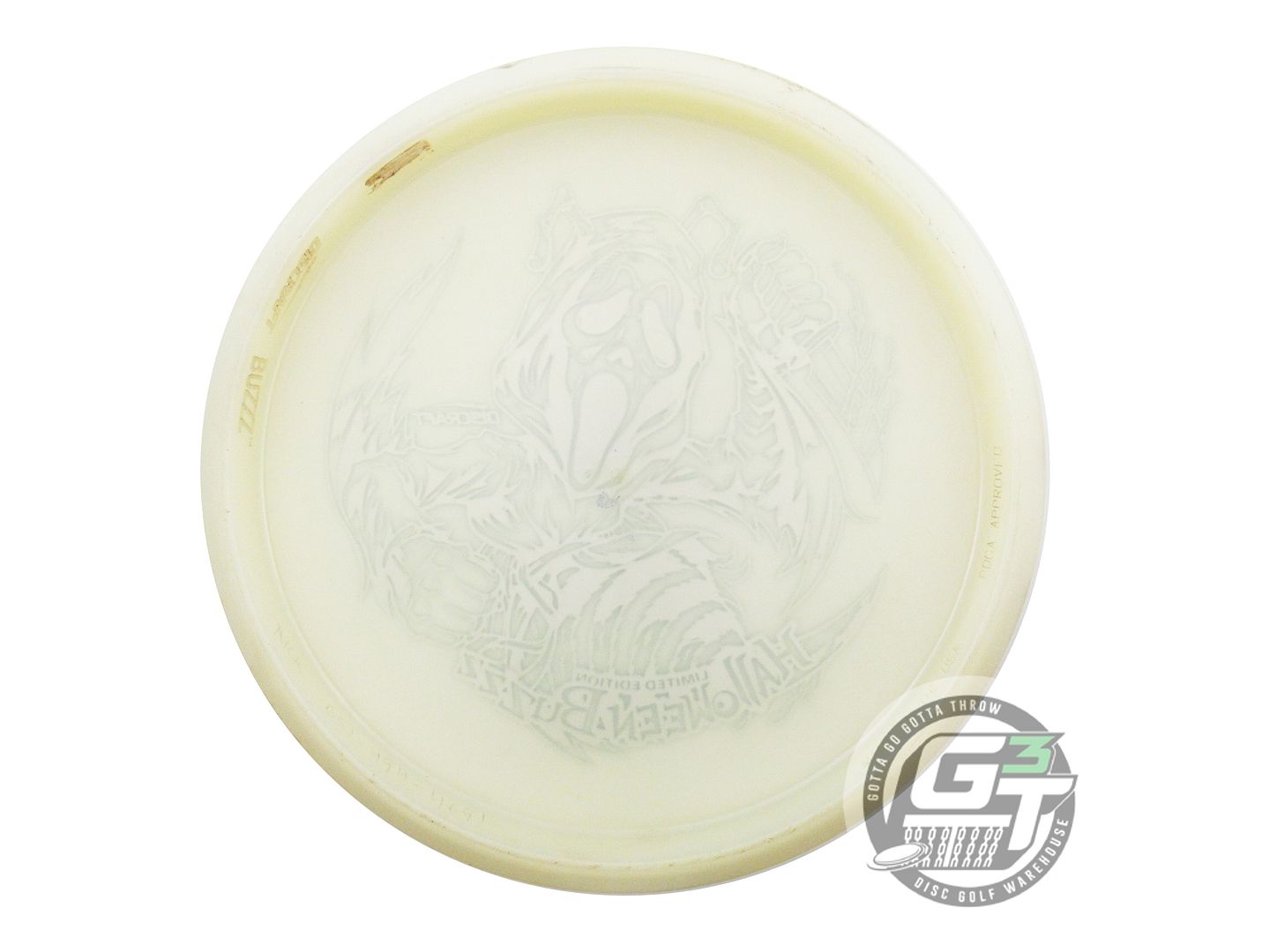 USED Discraft GHOST FACE Glo Z Buzzz 180g Green Foil Midrange Golf Disc