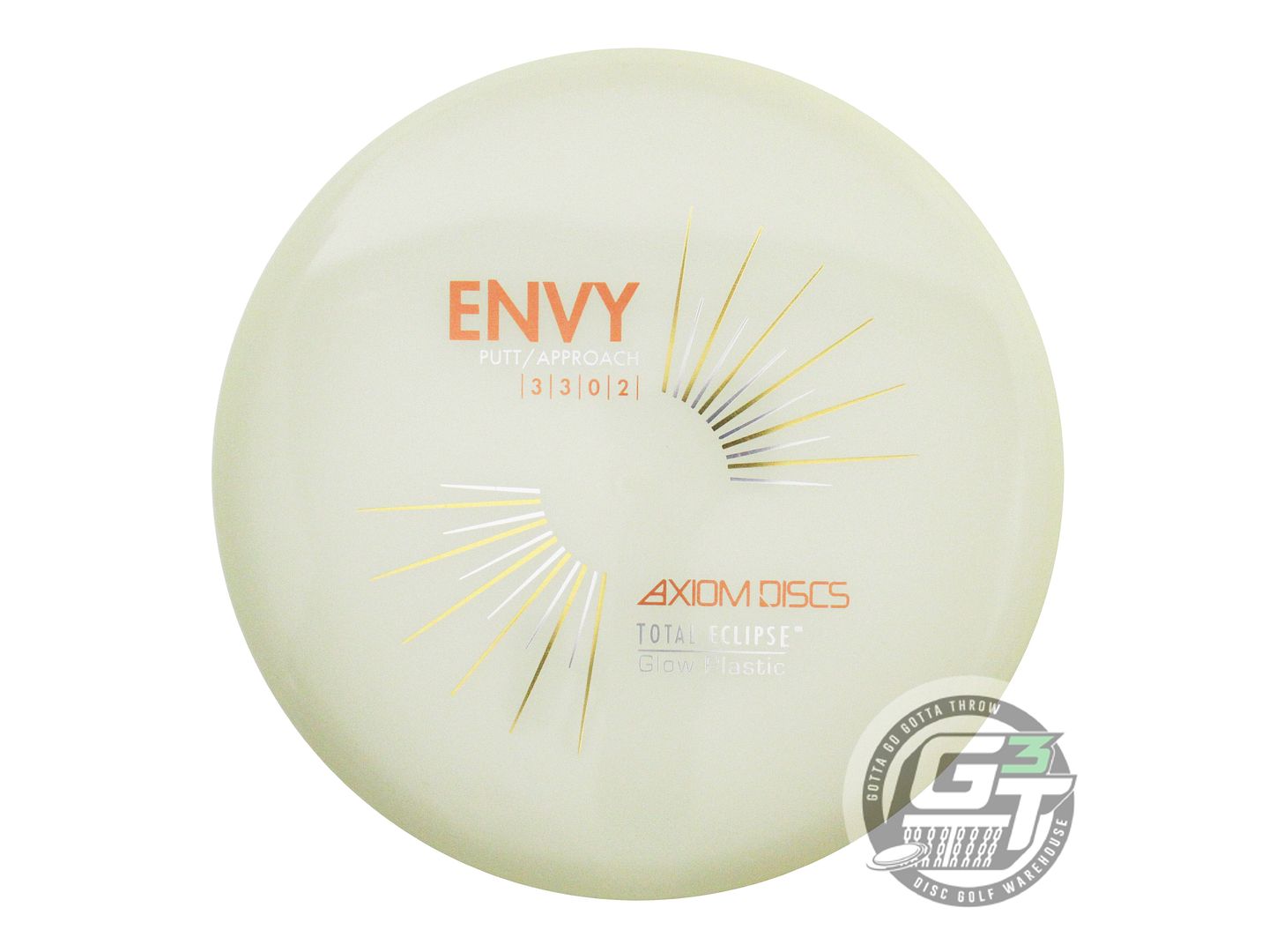 NOS Axiom Discs Total Eclipse Proton Envy 174g Glow Putter Golf Disc