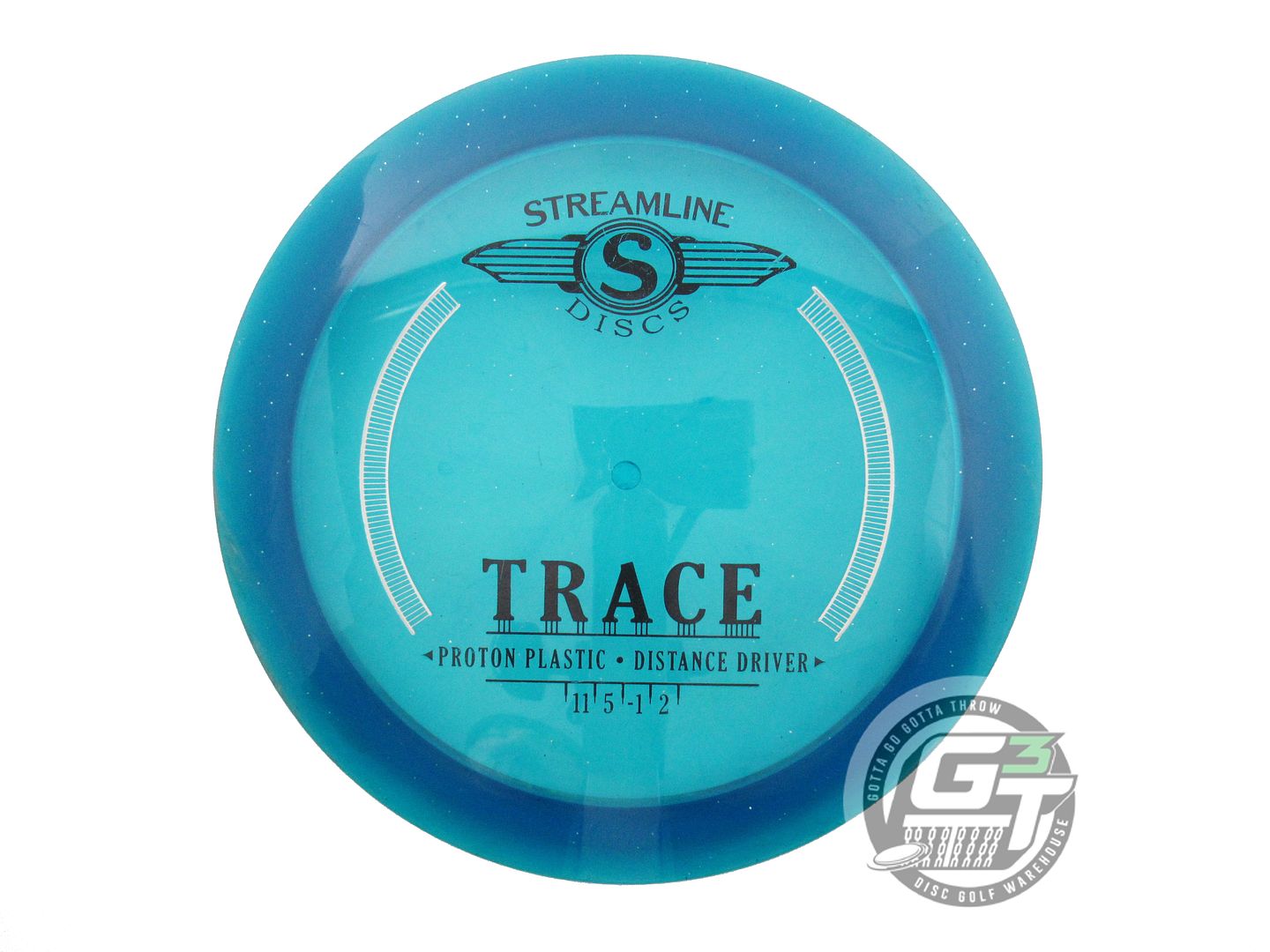 USED Streamline Discs Proton Trace 173g Blue Distance Driver Golf Disc