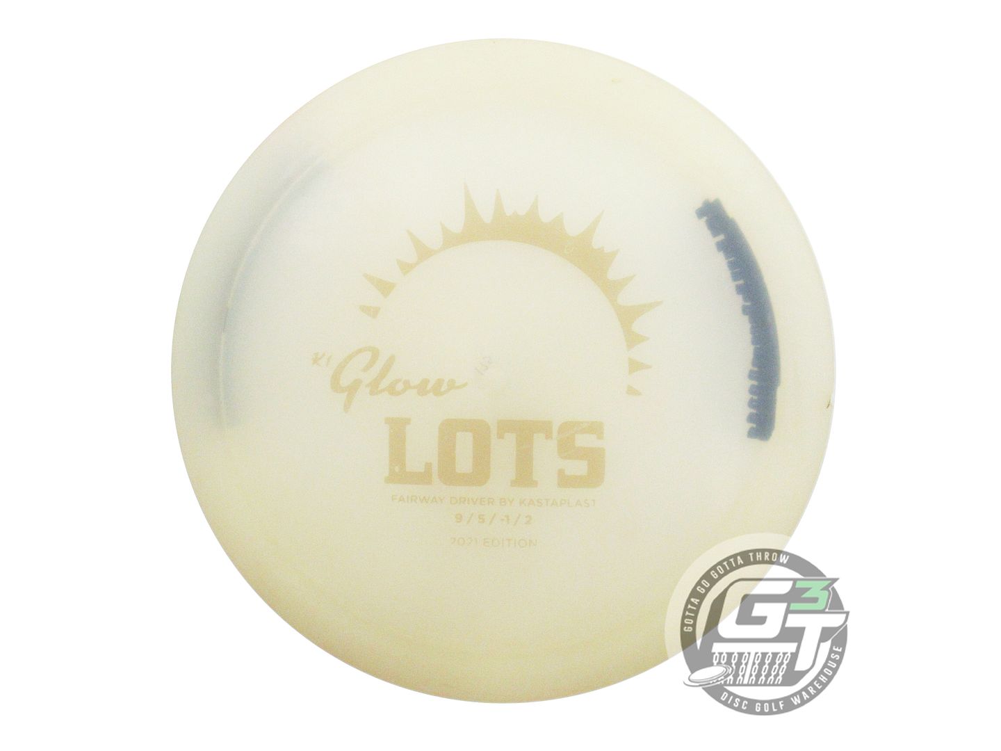 USED Kastaplast K1 Glow Lots 175g Wiped Stamp RIM GOUGE Fairway Driver Golf Disc