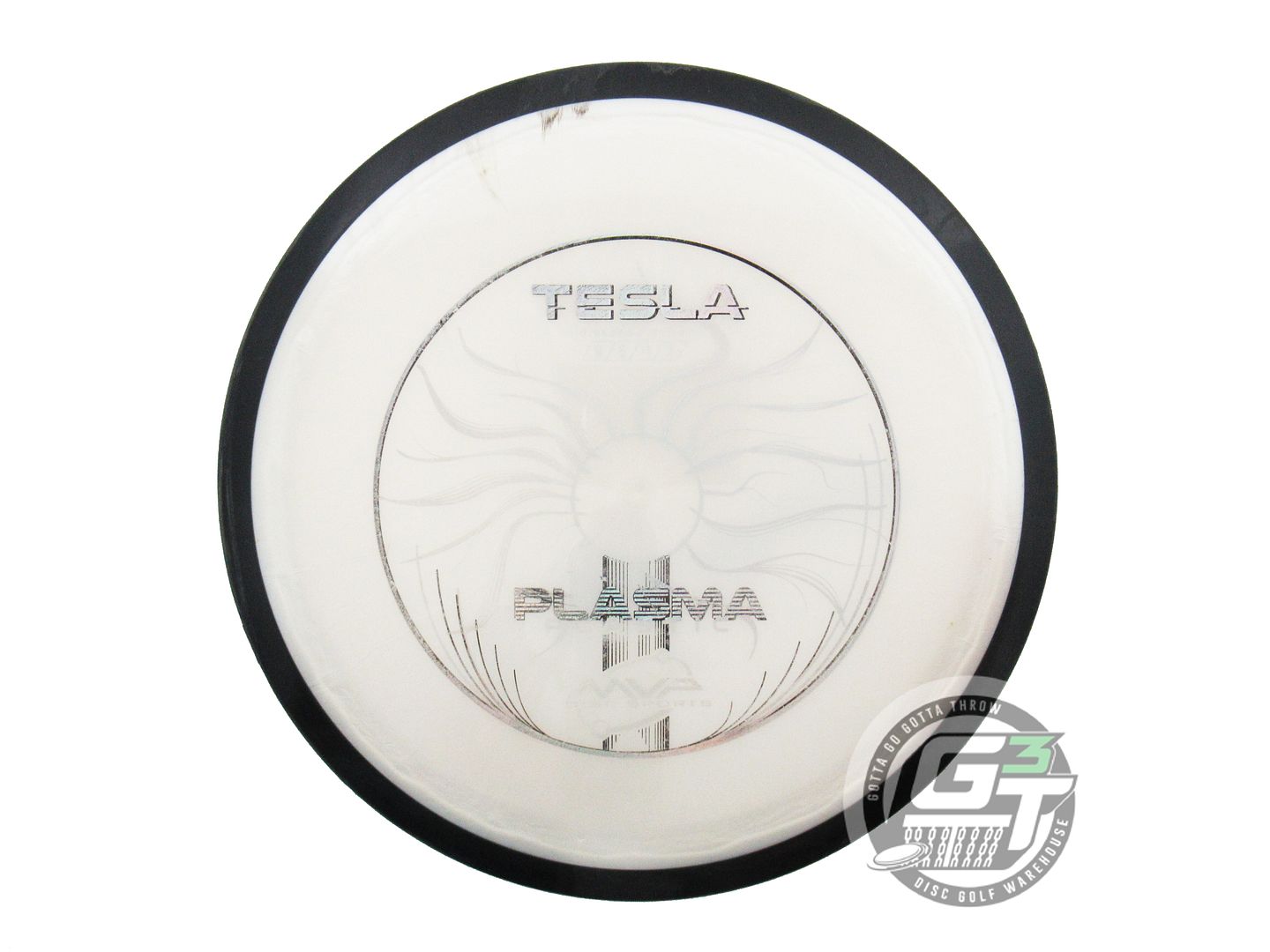 USED MVP Disc Sports Plasma Tesla 173g Pearl White Distance Driver Golf Disc