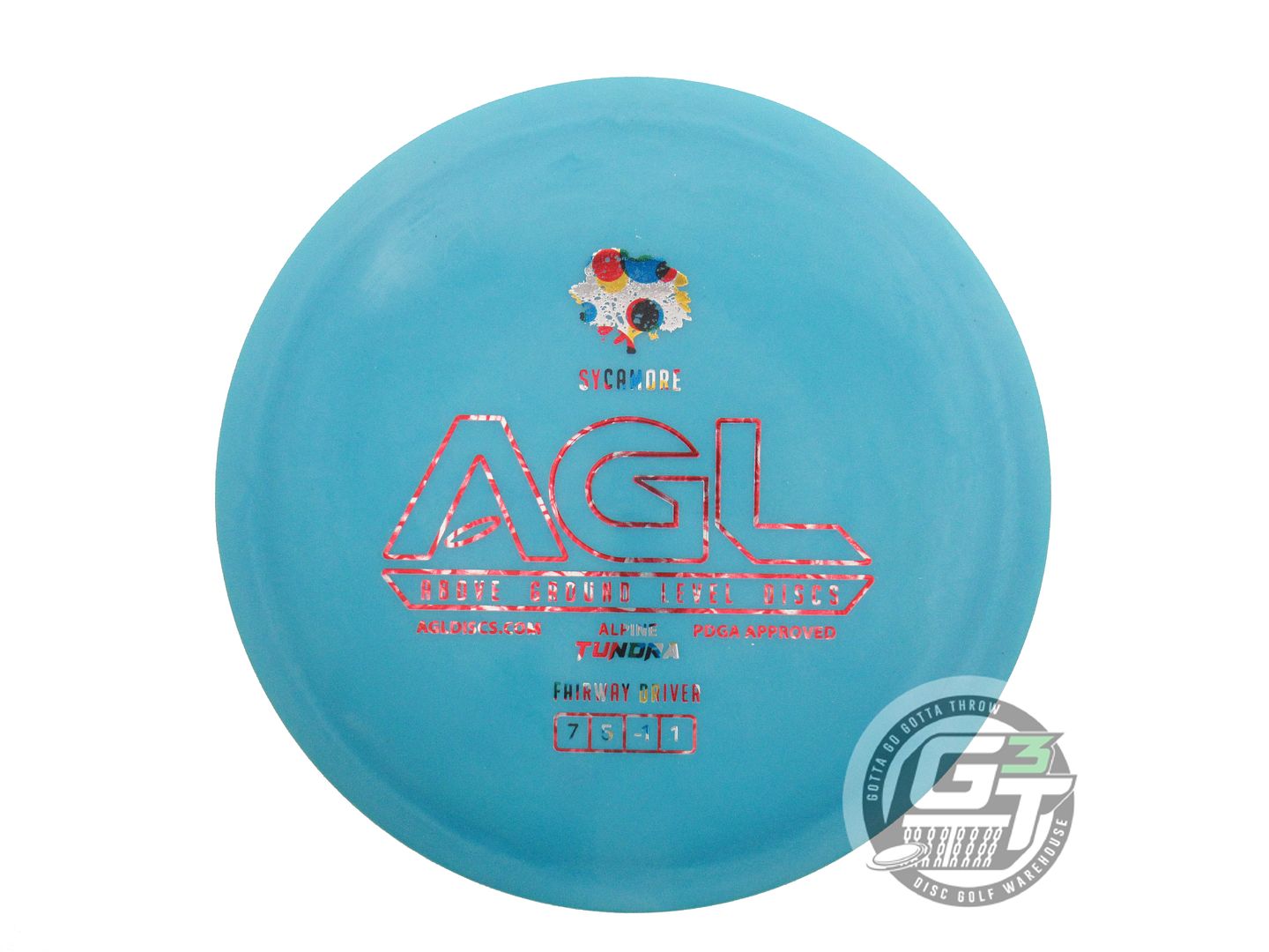USED Above Ground Level Alpine Tundra Sycamore 175g Teal Fairway Driver Disc