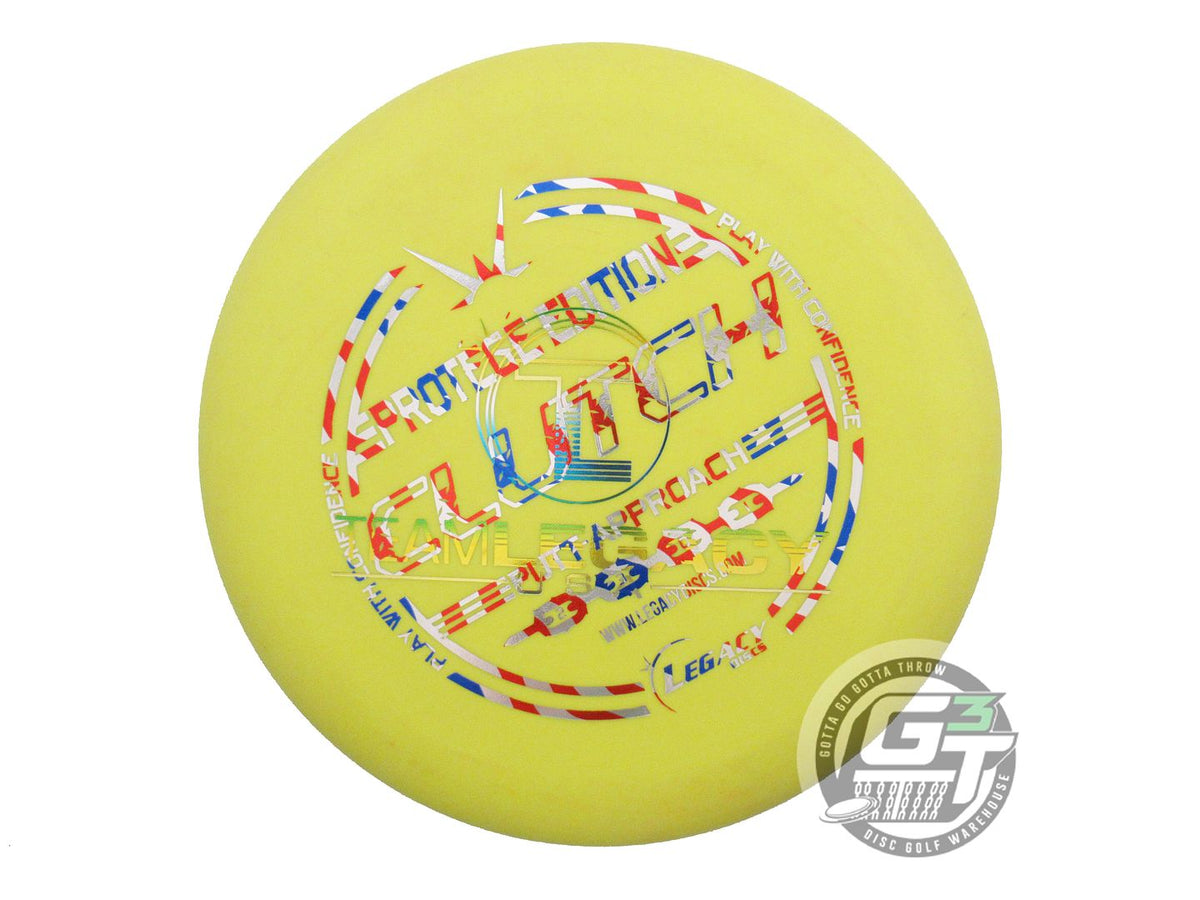 USED Legacy Discs X-OUT Protege Clozer 174g Yellow TEAM STAMP A Putter Golf Disc