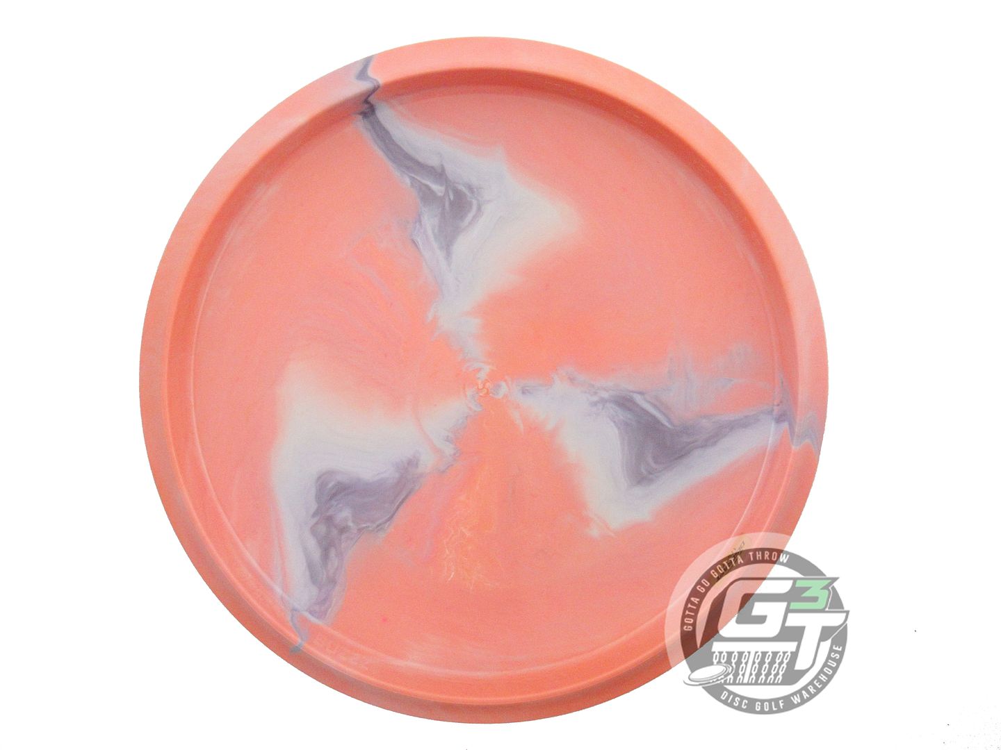 USED Discraft [DICKERSON] Swirl ESP Buzzz 177g Peach-Gray Midrange Golf Disc