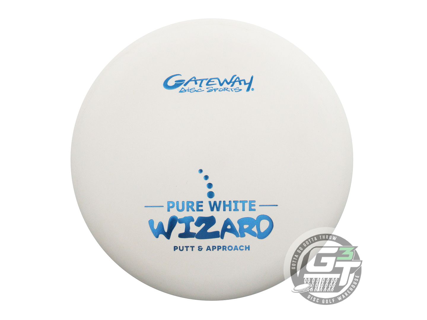 Gateway Pure White Wizard Putter Golf Disc (Individually Listed)