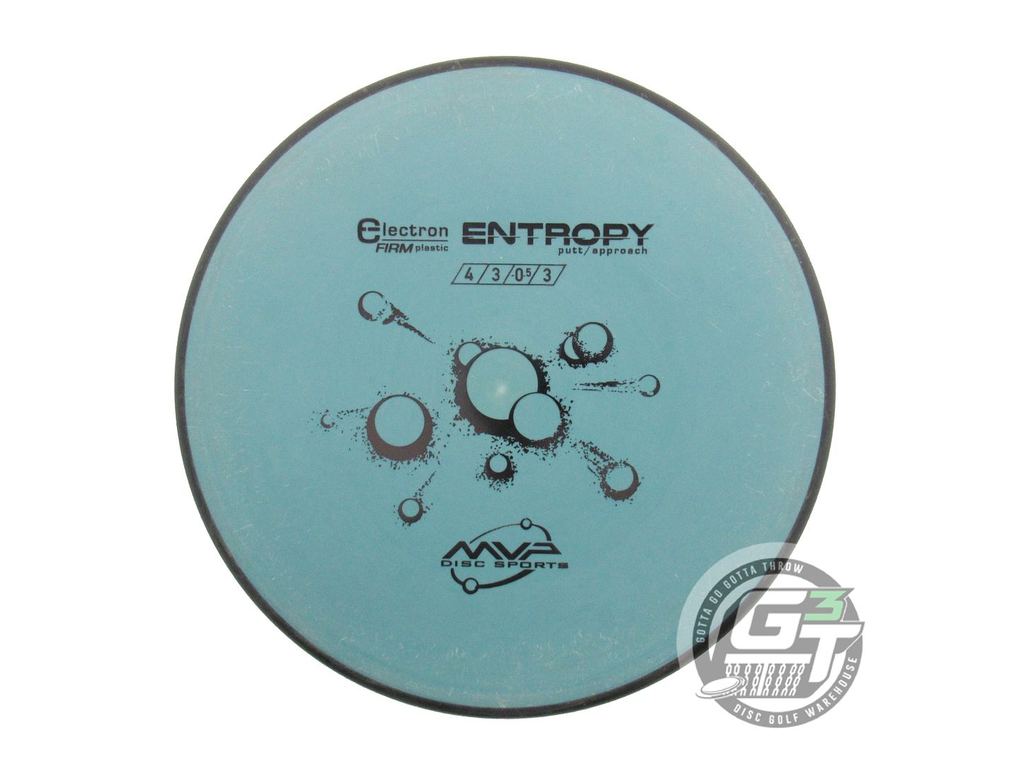USED MVP Disc Sports Electron Firm Entropy 173g Green Putter Golf Disc