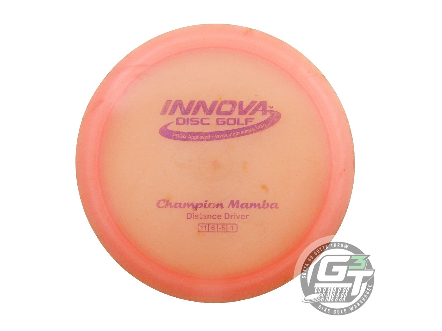 USED Innova Champion Mamba 174g Pink Purple Foil Distance Driver Golf Disc