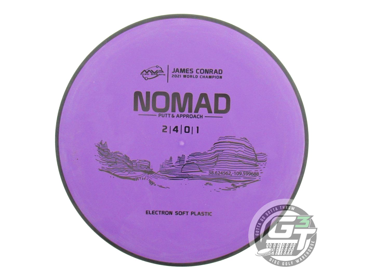 MVP Electron Soft Nomad [James Conrad 1X] Putter Golf Disc (Individually Listed)