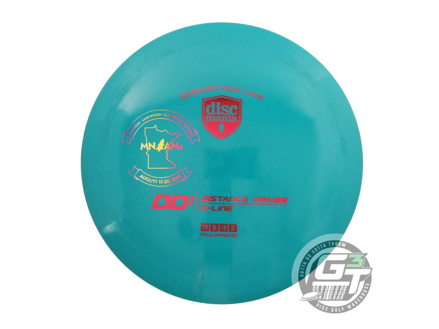 USED DiscMania S-Line DD1 173g Green Red Foil Distance Driver Golf Disc