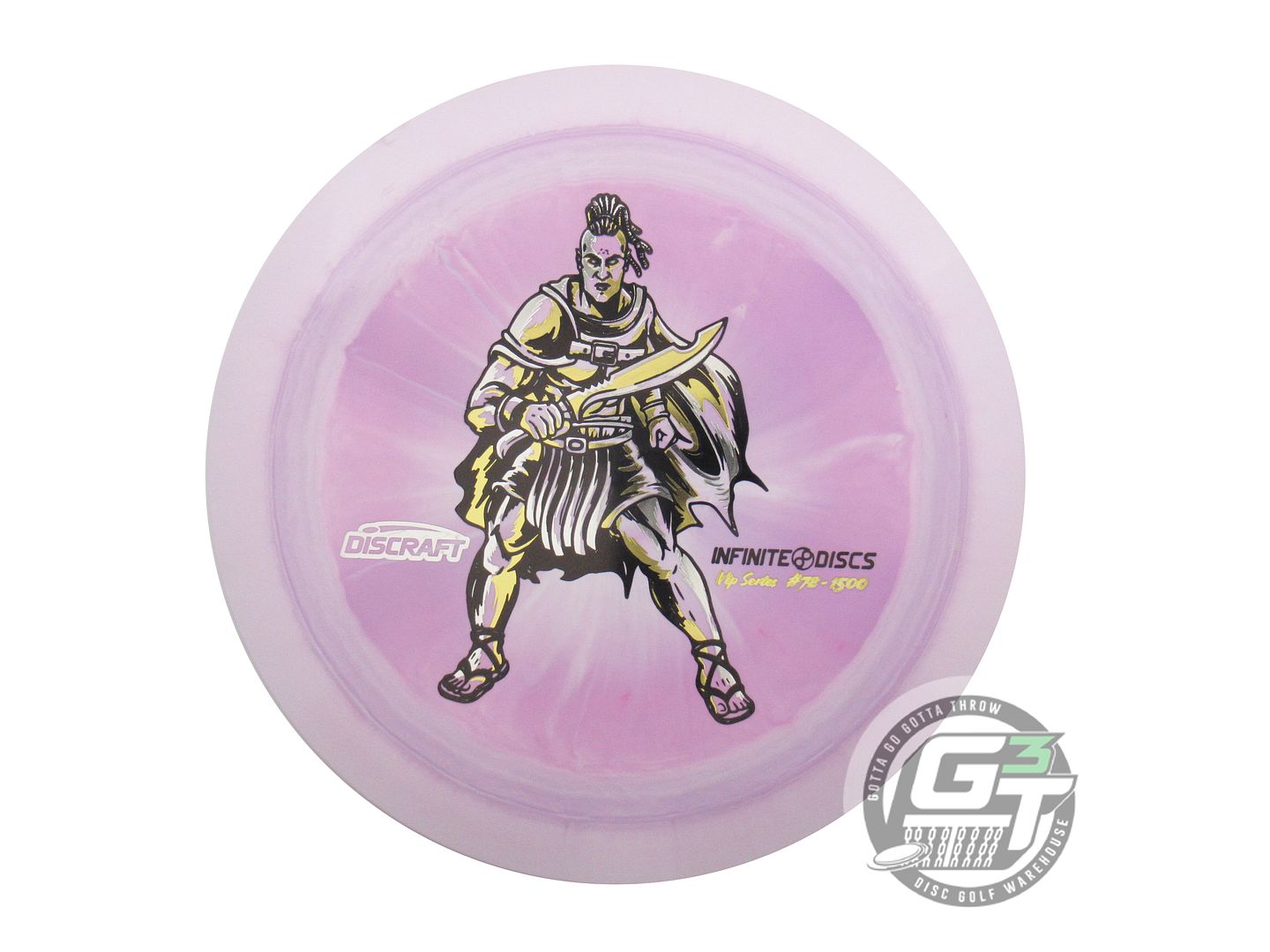 USED Discraft VIP SERIES ESP Machete 176g Lilac /1500 Distance Driver Golf Disc